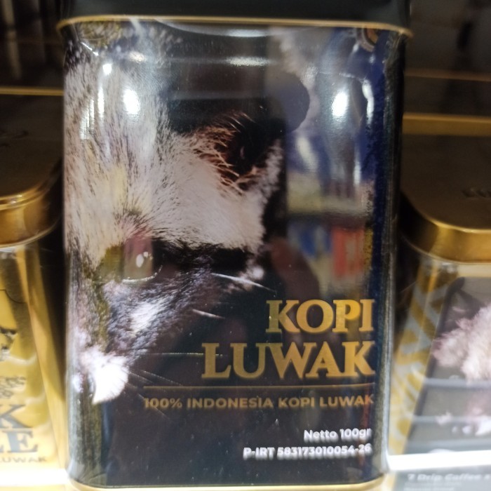 

Worcas Luwak Coffee Tin Black 100Gr