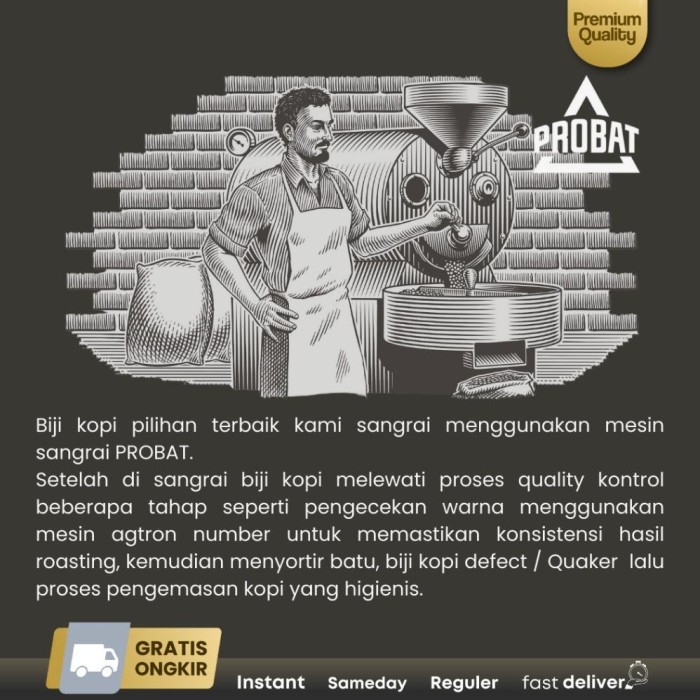 

Kopi Arabika Costa Rica Dota Tarrazu Fully-Washed - 500G