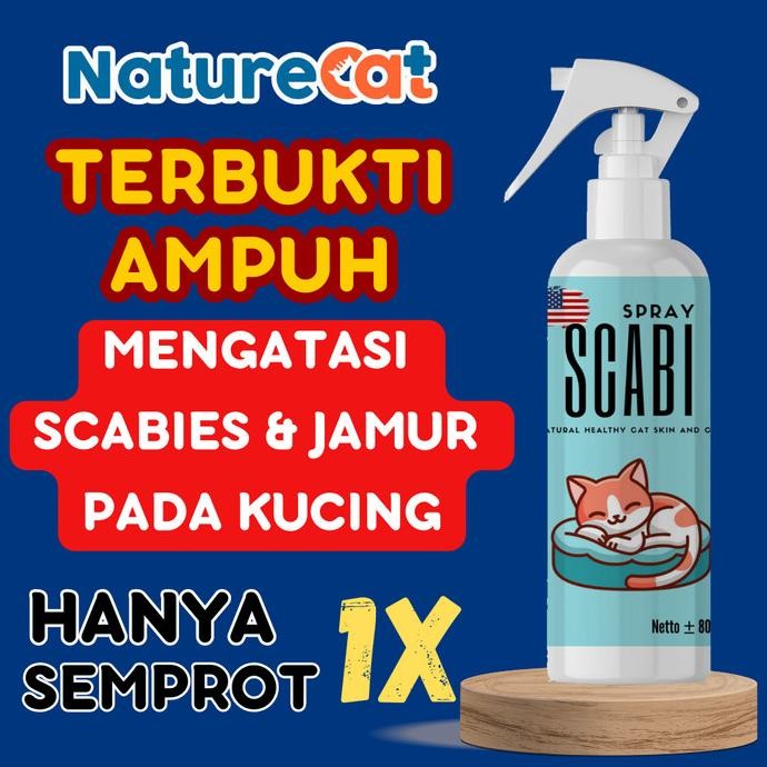 Obat Scabies Jamur Kutu Gatal Kudis Koreng Bulu Rontok Kucing Kelinci
