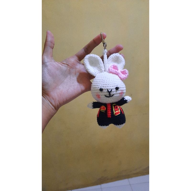 Rocket Chicken Key Chain