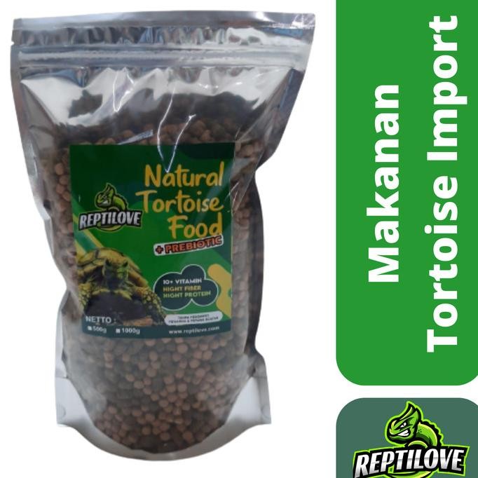 Makanan Tortoise Kura Reptilove Probiotik Food Reptile Sulcata Aldabra