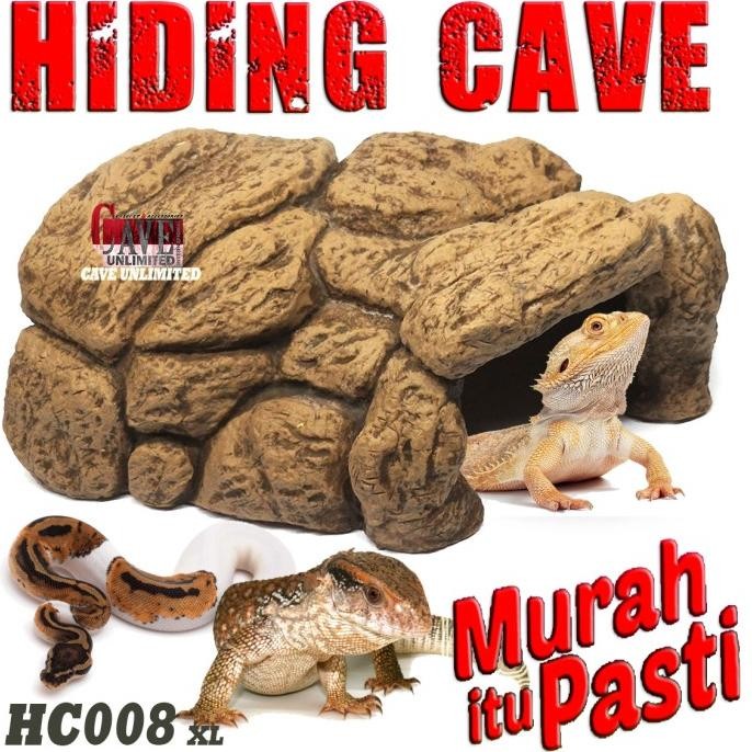 HC008 HIDING CAVE GUA TEMPAT SEMBUNYI KADAL VARANUS SALVATOR REPTILE