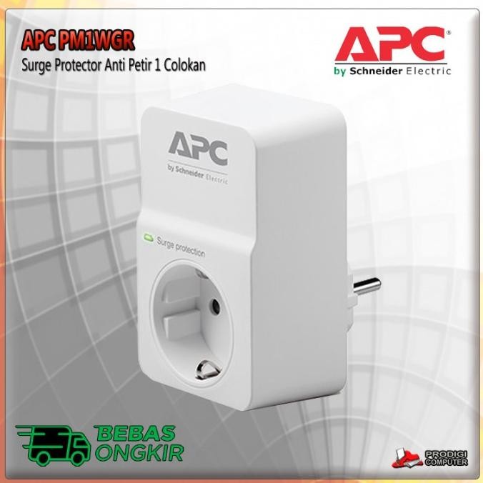 APC Surge Protector APC PM1WGR PM1W-GR Colokan Anti Petir