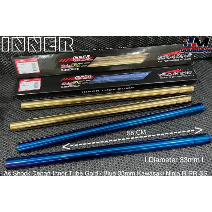 As Shock Depan Inner Ninja R RR SS Gold Blue As 33mm Thailand