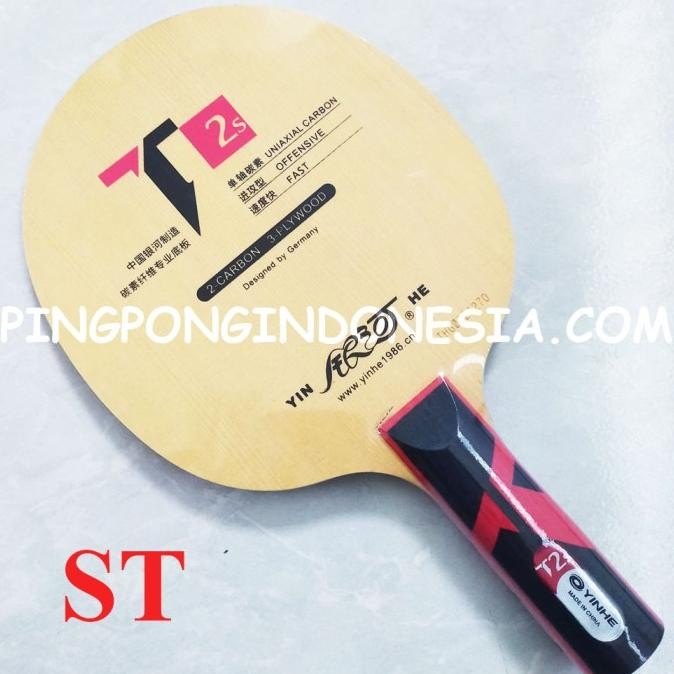Yinhe T2S - Blade/Kayu Pingpong Tenis Meja Bat Bet