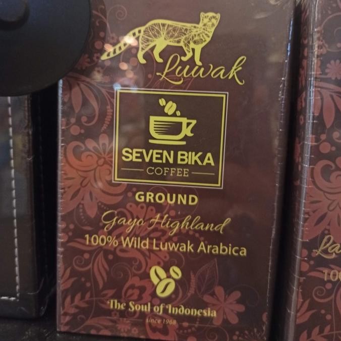 

Seven Bika Coffee Gayo Highland 100% Wild Luwak Arabica 100Gr