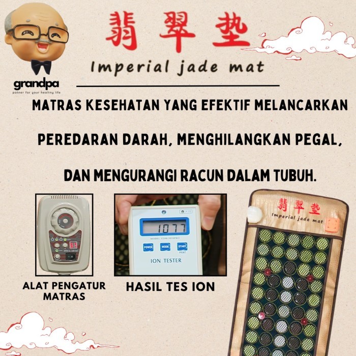 Terlaris Matras Kesehatan Imperial Jade Mat / Jade Mat Voye