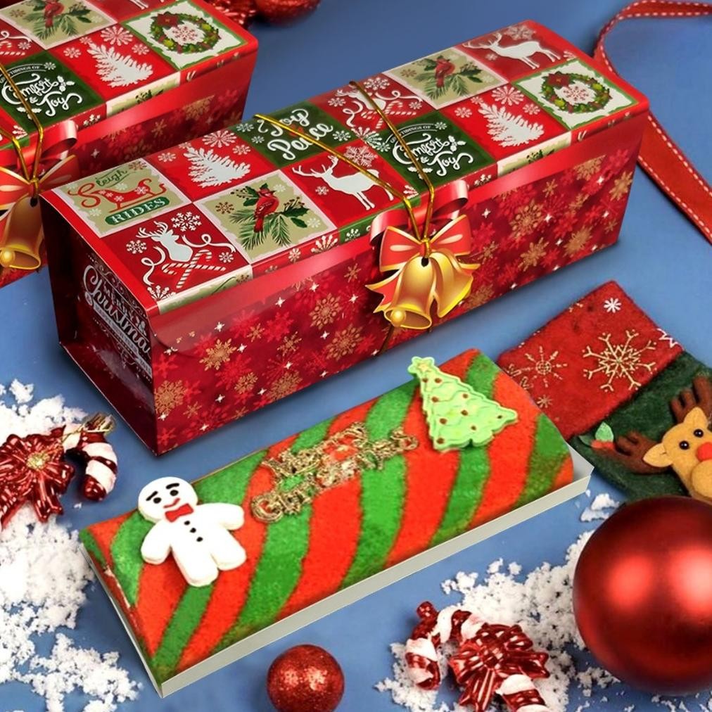 

Box Sunway 25 Edisi Natal | Kotak Kue | Dus Kue | Box Bolu Gulung (1 Pak 4 Pcs)