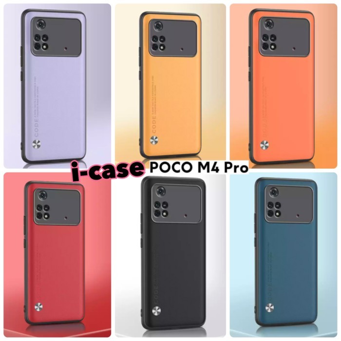 Poco M4 Pro Soft Case Leather CODE casing Cover Xiaomi PocoM4 Pocho m4