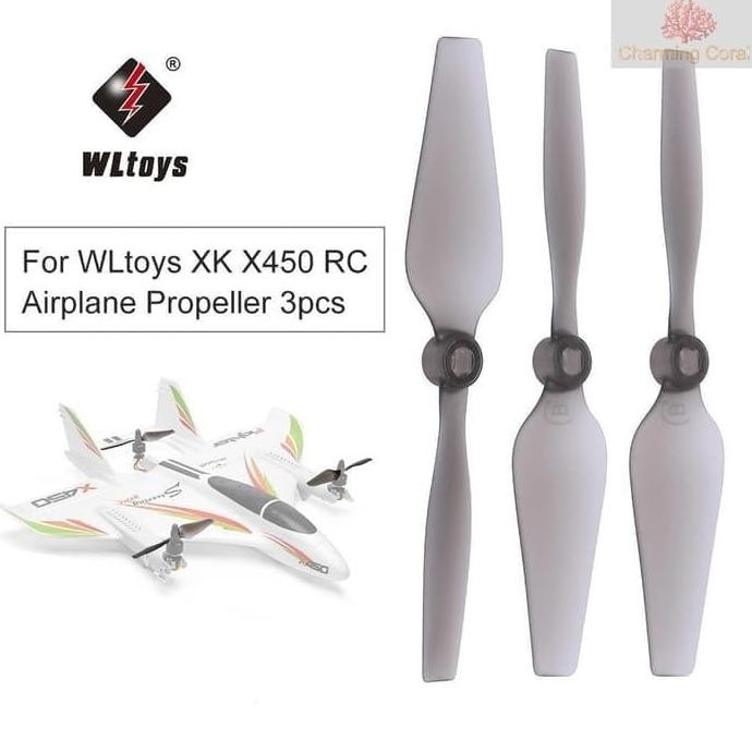 Wltoys XK X450 3Pcs Fixed Wing Baling-Baling Plane RC propeller