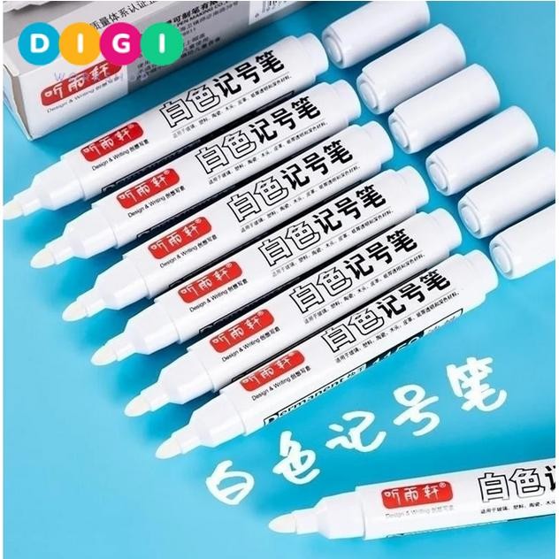 

Digiworkshop YIXIAOJIANDA Spidol Ban Permanen Oil Based Waterproof 5mm 5 PCS - 1159