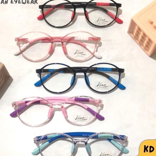 Kd-12 Frame Kacamata Lensa Anti Radiasi Sinar U Blue Ray Anak-Anak