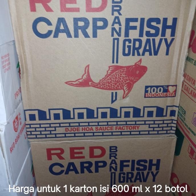 

Kecap Ikan Merah Djoe Ha 600 ML Kartonan