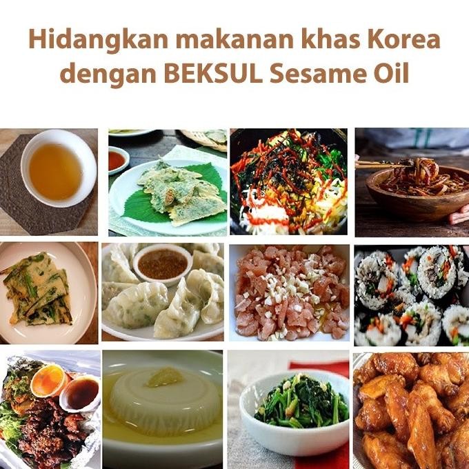 

CJ BEKSUL Sesame Oil - Minyak Wijen Dengan 100% Wijen Asli Korea 500ml