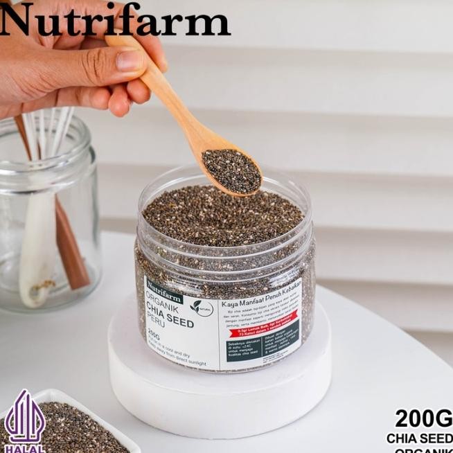 Chia Seeds 200G Organic Untuk Organik / Chia Seed 1 Kg