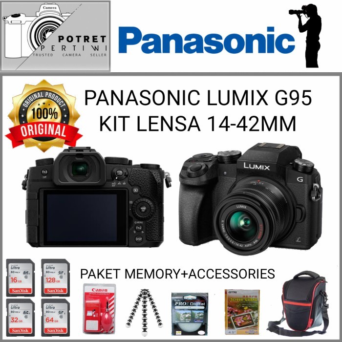 PANASONIC LUMIX G95 KIT 14-42MM / KAMERA PANASONIC LUMIX G95 KIT 14-42