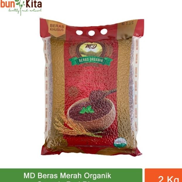 

Md Organic Red Rice - Beras Merah Organik 2 Kg
