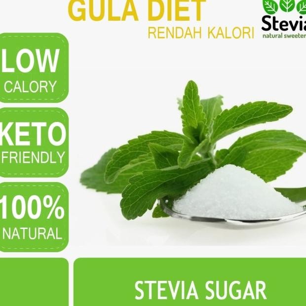 

Gula Stevia Bubuk Halus Kemasan 250 Gram Stevia Sugar Powder