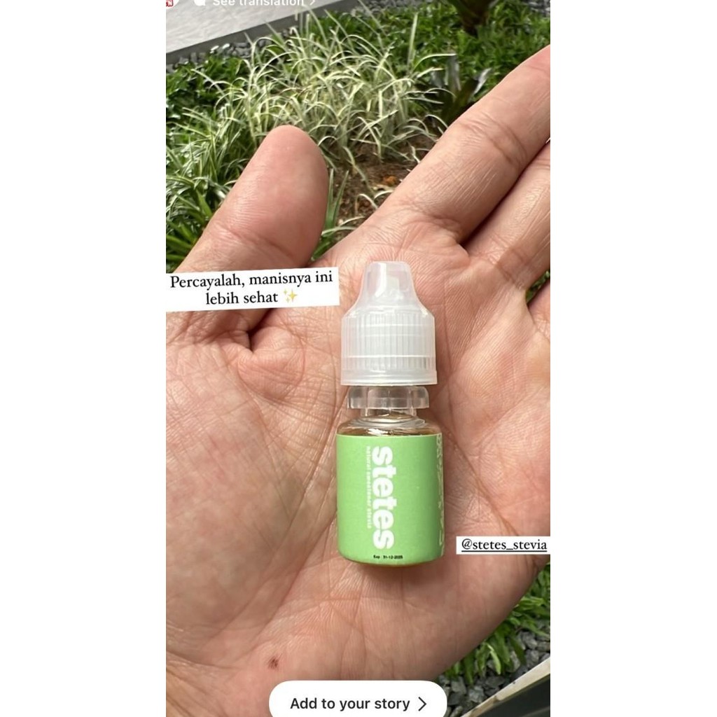 

Gula Stevia 30 Ml Stetes Stevia Gula Diabetes Nol Kal Halal Bpom