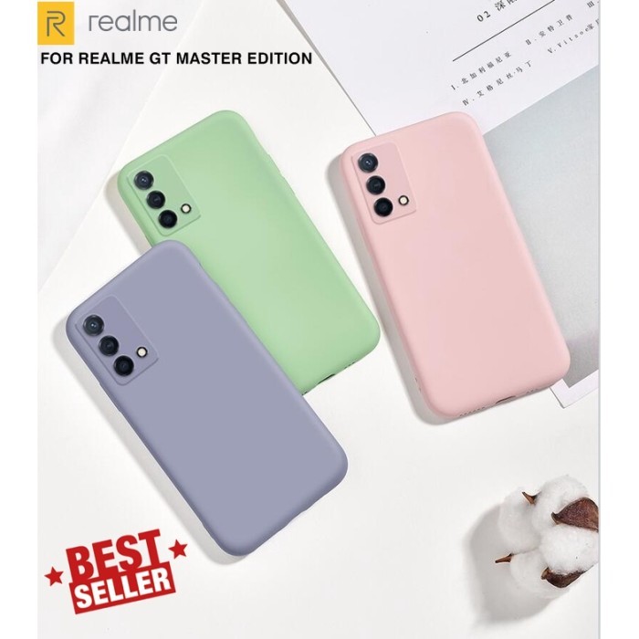 Case Realme GT Master Edition Baby Skin Liquid Square Casing Soft TPU