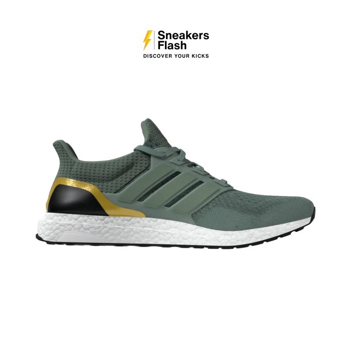 ADIDAS Ultraboost 1.0 Silver Green Gold Metallic Sepatu Lari Pria - IF5258 - Size 44