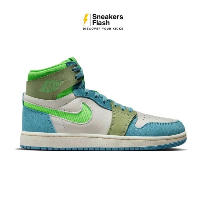 AIR JORDAN  1 High Zoom Cmft 2 Green Sepatu Sneakers Wanita - DV1305433 - Size 36