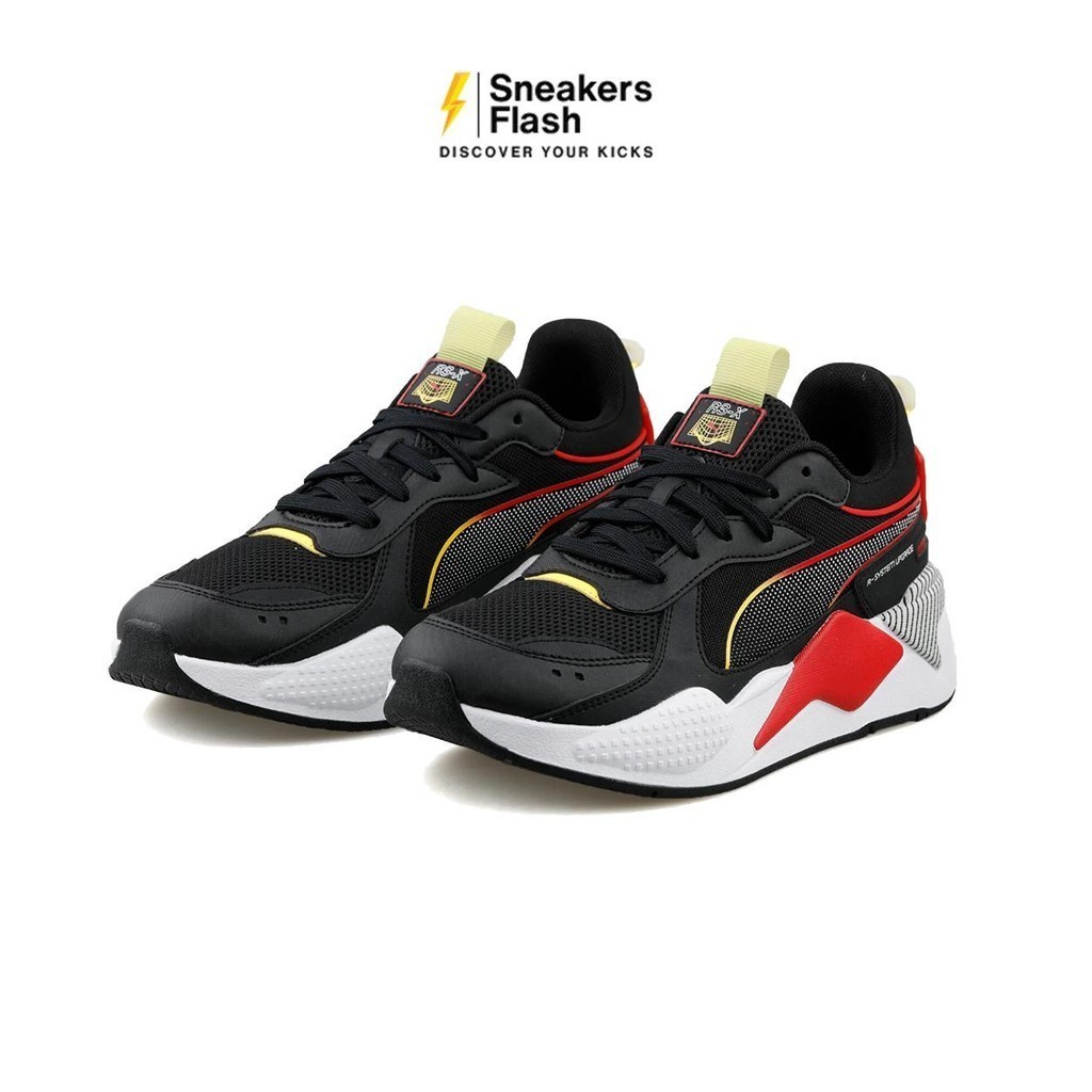 PUMA Rs-X 3D Black Red Sepatu Sneakers Pria - 39002507 - Size 43