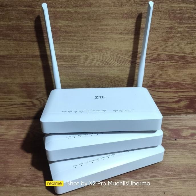 ONT ZTE ZXHN F670L Wifi Router Dual-Band Second AP Voucheran RTRWnet