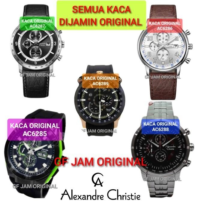 KACA JAM TANGAN ALEXANDRE CHRISTIE AC6285 AC6286 AC6287 AC6288 AC6289