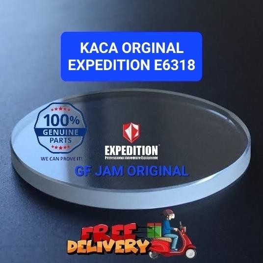 KACA JAM TANGAN EXPEDITION E6318 E 6318 ORIGINAL 100% PART DIJAMIN