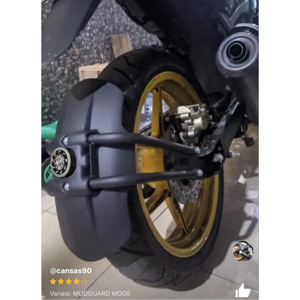 Yamaha xsr 155 mudguard xsr MHR penahan cipratan air ban xsr MHR