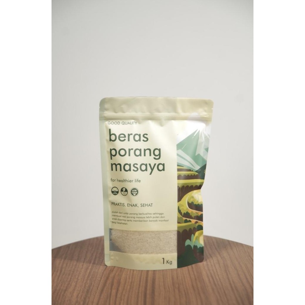 

TERSEDIA 1KG MASAYA BERAS PORANG - SHIRATAKI KONJAC DIET HEALTHY FOOD