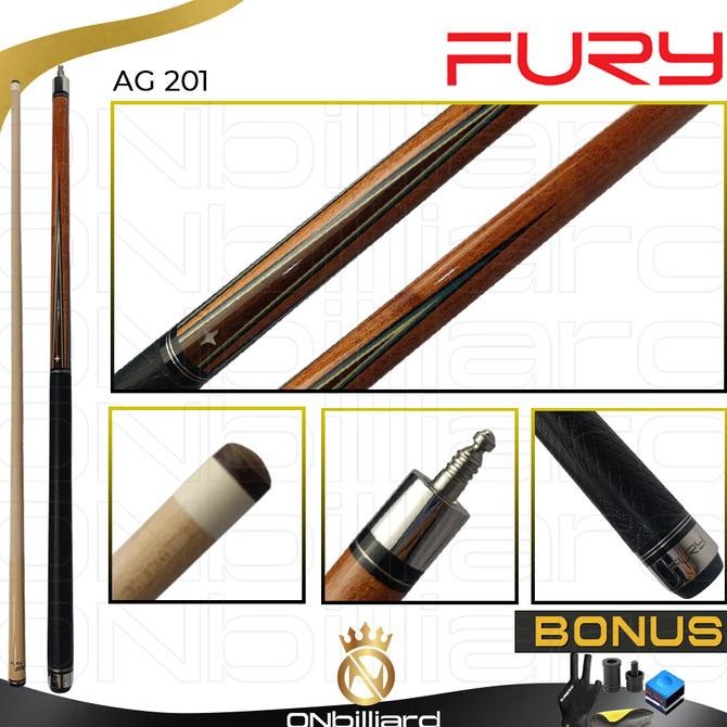 Stick Billiard Fury AG Series AG-201 AG-202 AG-203 AG-204 Cue / Stik Billiar Fury AG Billiar Billyar