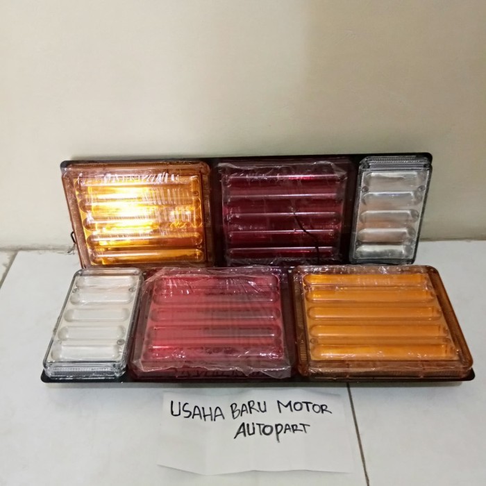 Lampu Stop Rem Truk Truck Led 12v / 24v 3 Warna Anti Pecah