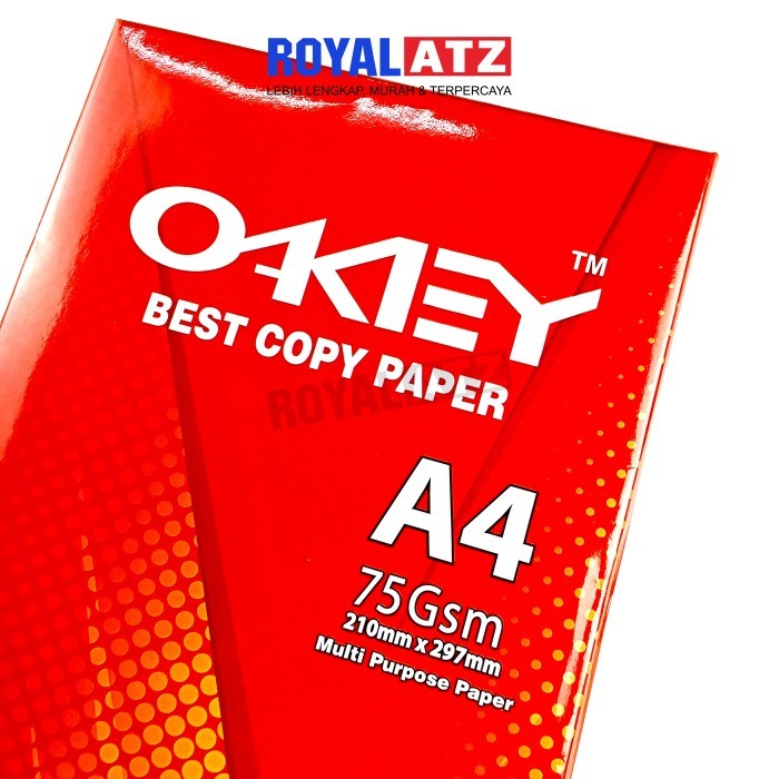 

Kertas Print Fotocopy / Kertas Hvs Ukuran A4 75 Gram Okey