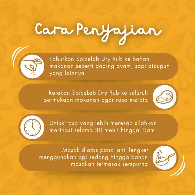 

Bundle 2 Original Dry Rub Bumbu Marinasi Kering no Pedas SpiceLab 100g LJ