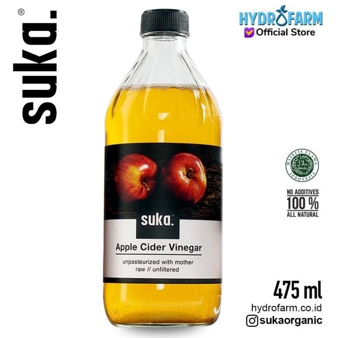 

Suka - Apple Cider Vinegar with Mother / Cuka Apel (475ml)