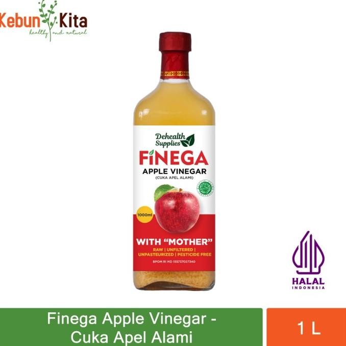 

Vinega Apple Vinegar 1 L with The Mother (Botol Kaca)