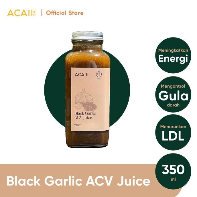 

Acaii Tea Black Garlic ACV Juice 350ml / Jus Bawang Hitam Cuka Apel Ja