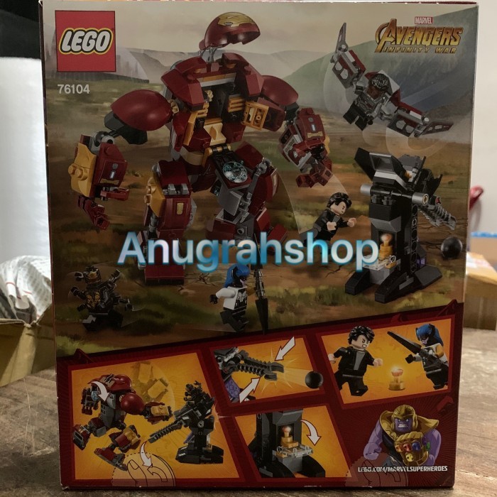 LEGO 76104 SUPER HEROES The Hulkbuster Smash Up