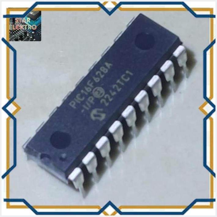 [STA55] PIC16F628A-I/P DIP-18 PIC 16F628A 16F628 IC 20MHZ MICRO CONTROLLER CHIP 8-BIT FLASH CMOS PIC