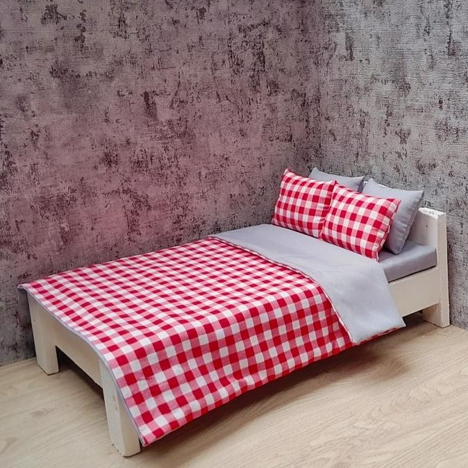 Furniture Barbie Set Tempat Tidur Kitbash 1/6