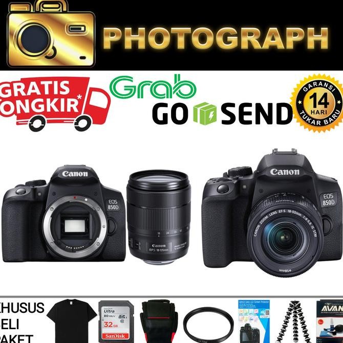 Canon 850D Kit 18-55Mm / Canon 850D Kit 18-135Mm / Canon 850D Kit 18-200Mm / Canon Body Only Origina