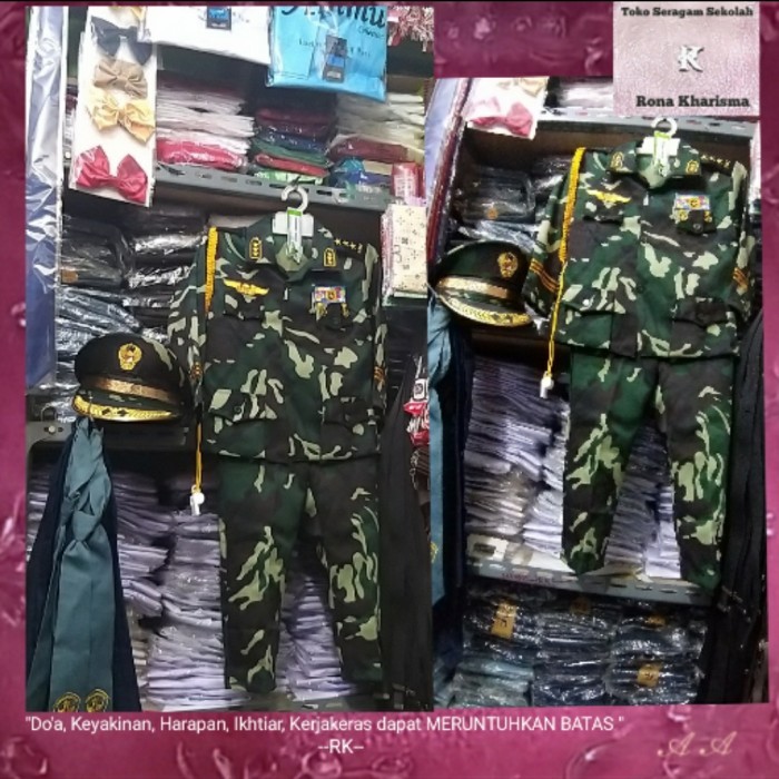 Sale Baju Profesi Anak Laki-Laki Tni Ad