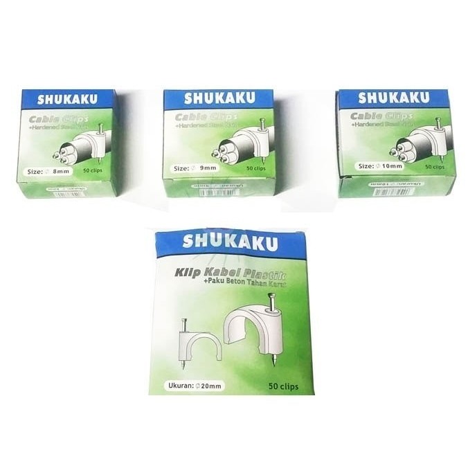 

TERMURAH - Klem Kabel / Clamp Kabel / Kabel Clips Shukaku 10mm