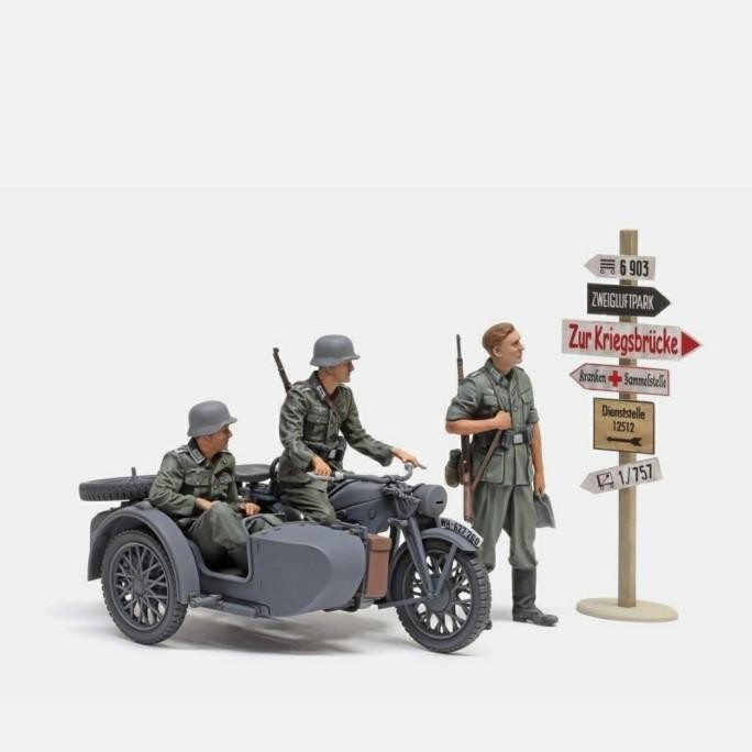 35384 TAMIYA 1/35 GERMAN KS600 MOTORCYCLE & SIDECAR