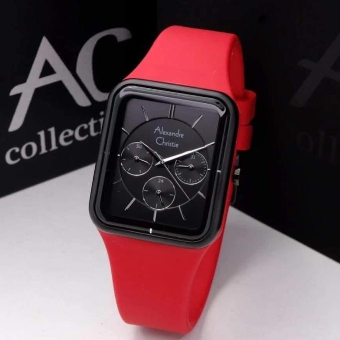ALEXANDRE CHRISTIE AC2744BF AC 2744 RED JAM TANGAN WANITA
