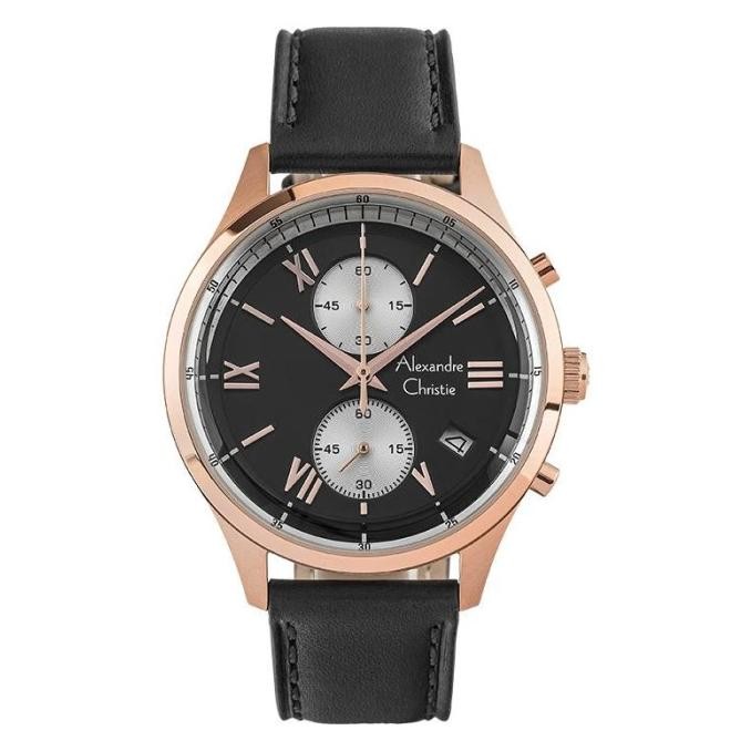 JAM TANGAN PRIA ALEXANDRE CHRISTIE AC6575 AC 6575 ROSEGOLD ORIGINAL