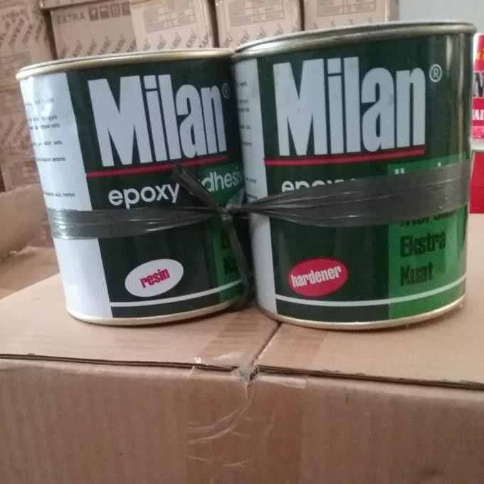 PEREKAT Lem Epoxy Milan / lem kayu / lem besi / ( resin + hardener )