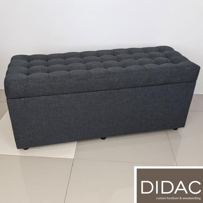 Sofa Puff Kotak Panjang Penyimpanan Barang/ Storage